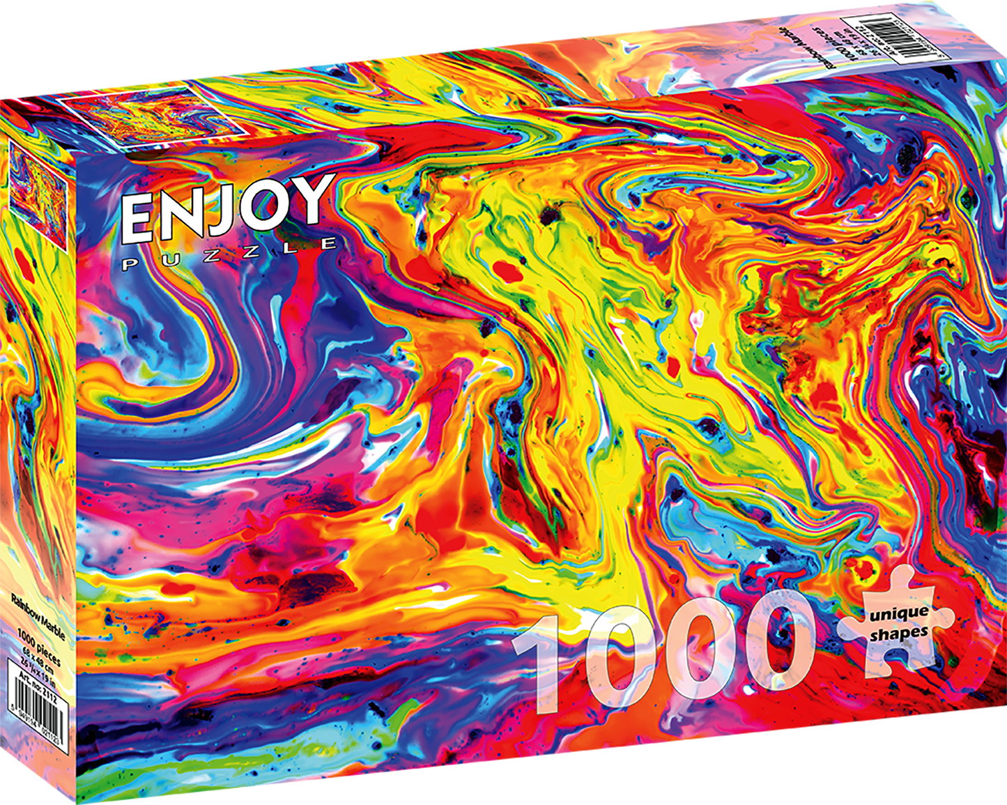 1000 Pieces Jigsaw Puzzle - Rainbow Marble (2112)