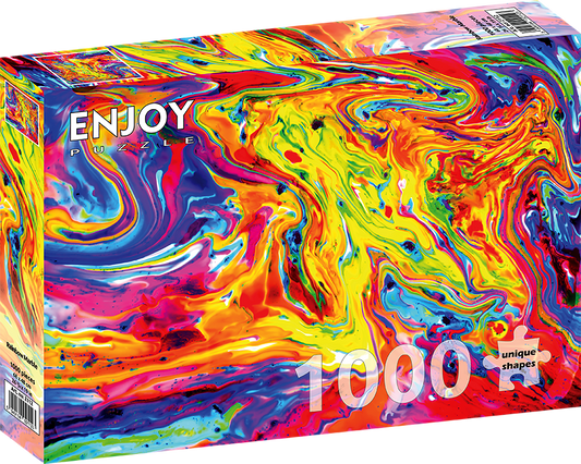1000 Pieces Jigsaw Puzzle - Rainbow Marble (2112)