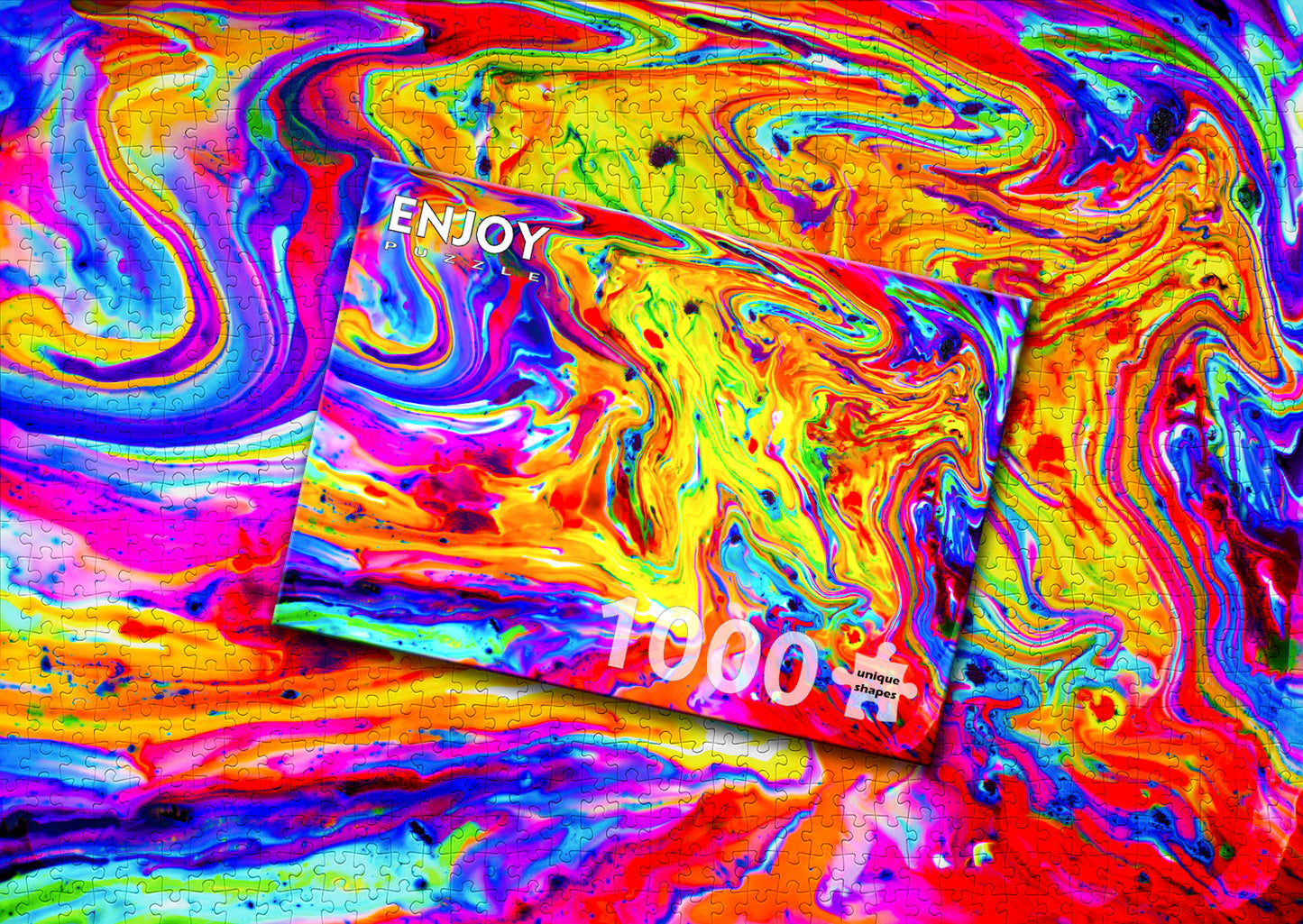1000 Pieces Jigsaw Puzzle - Rainbow Marble (2112)