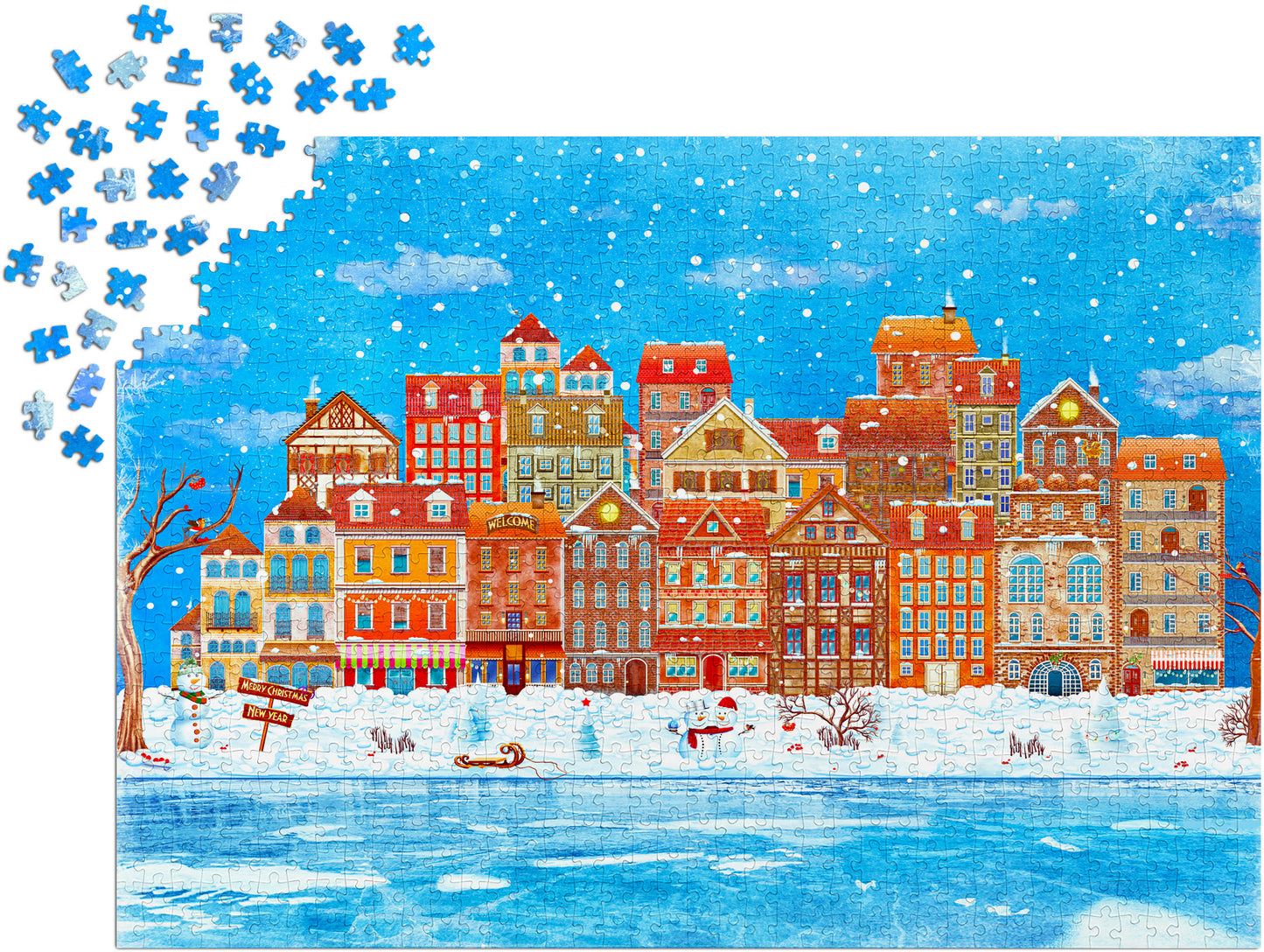 1000 Pieces Jigsaw Puzzle - Ready for Christmas (2113)