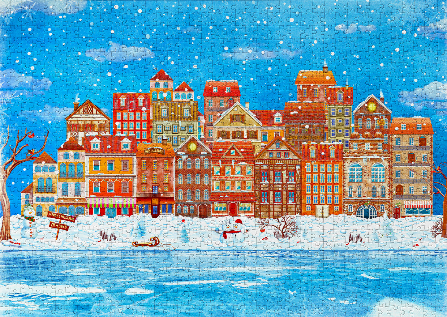 1000 Pieces Jigsaw Puzzle - Ready for Christmas (2113)