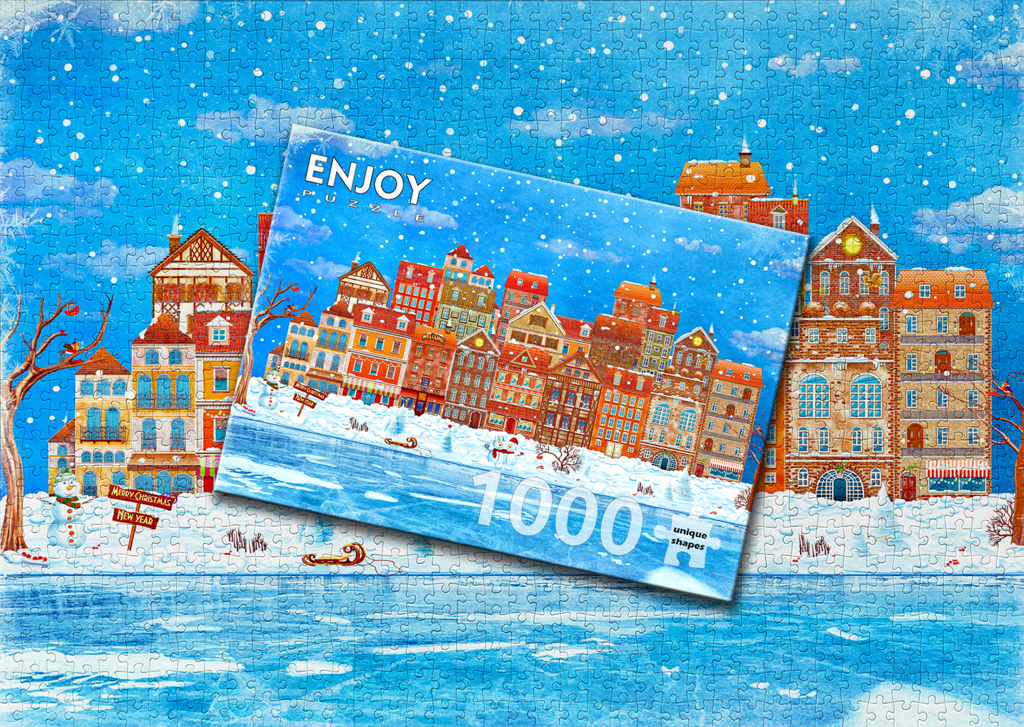 1000 Pieces Jigsaw Puzzle - Ready for Christmas (2113)