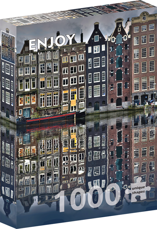 1000 Pieces Jigsaw Puzzle - Amsterdam Houses (2114)