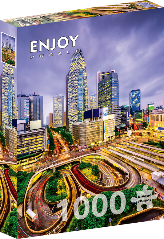 1000 Pieces Jigsaw Puzzle - Nishi-Shinjuku District, Tokyo (2116)
