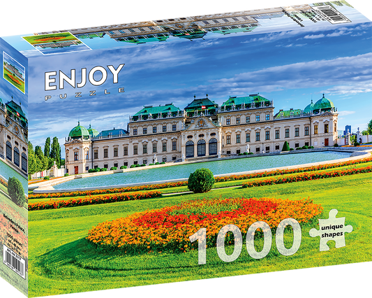 1000 Pieces Jigsaw Puzzle - Belvedere Palace, Vienna (2117)