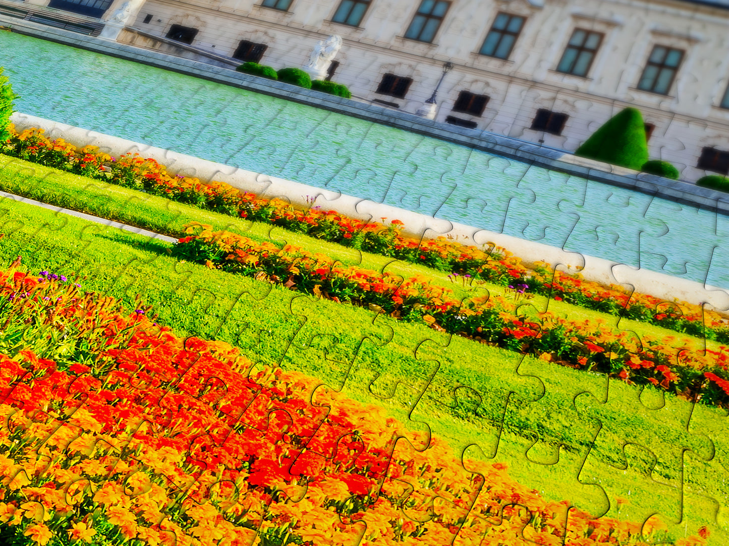 1000 Pieces Jigsaw Puzzle - Belvedere Palace, Vienna (2117)