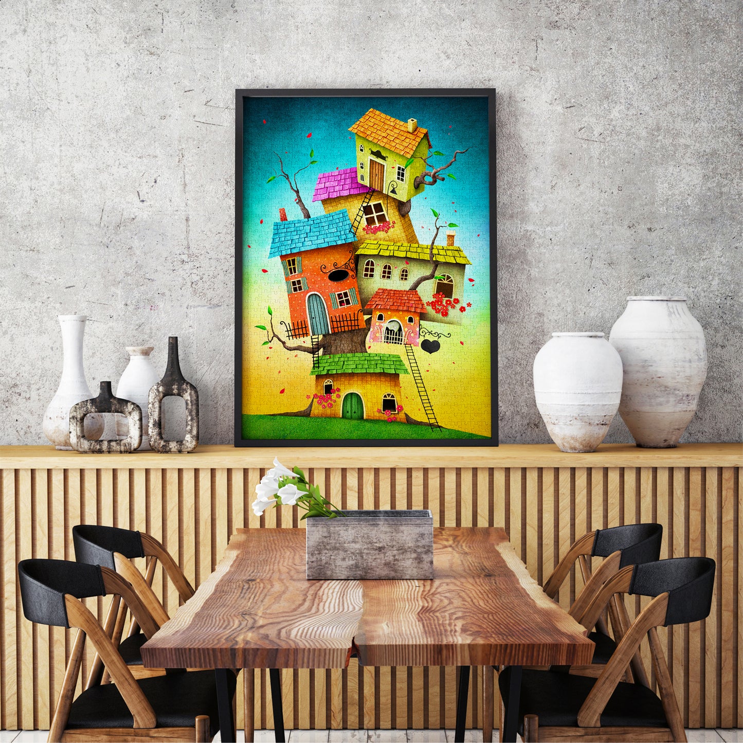 1000 Pieces Jigsaw Puzzle - Fairy Tale Houses (2119)