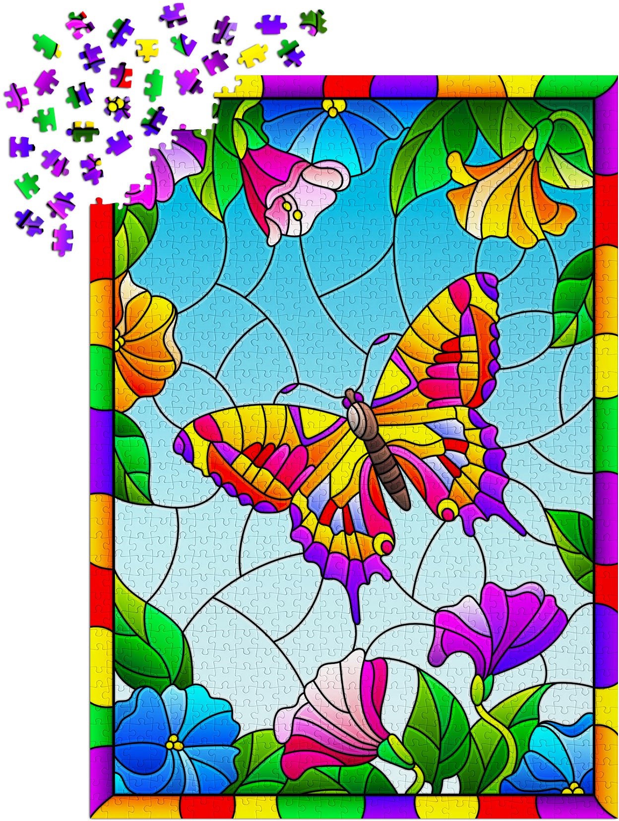 1000 Pieces Jigsaw Puzzle - Crystal Butterfly (2120)