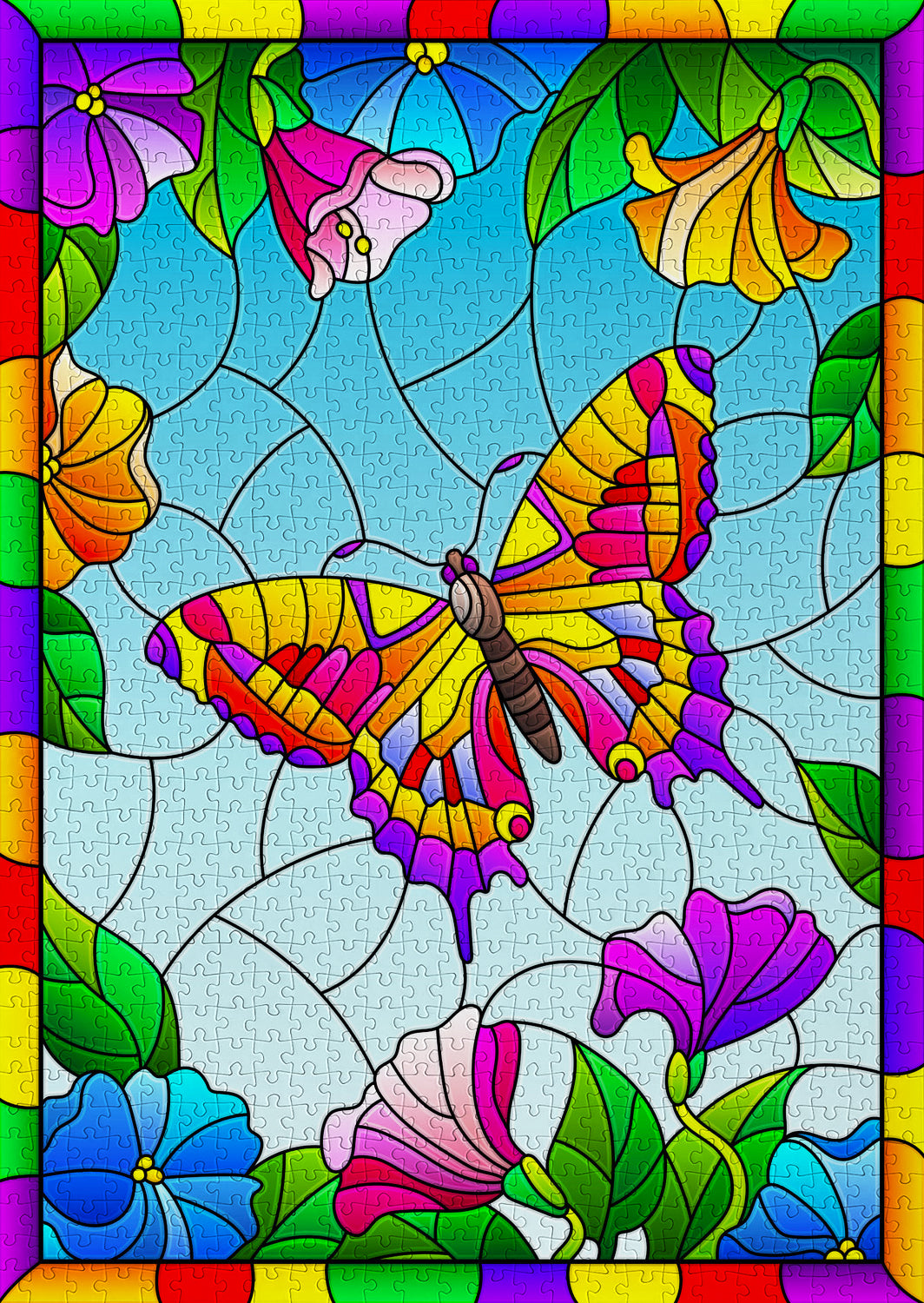 1000 Pieces Jigsaw Puzzle - Crystal Butterfly (2120)