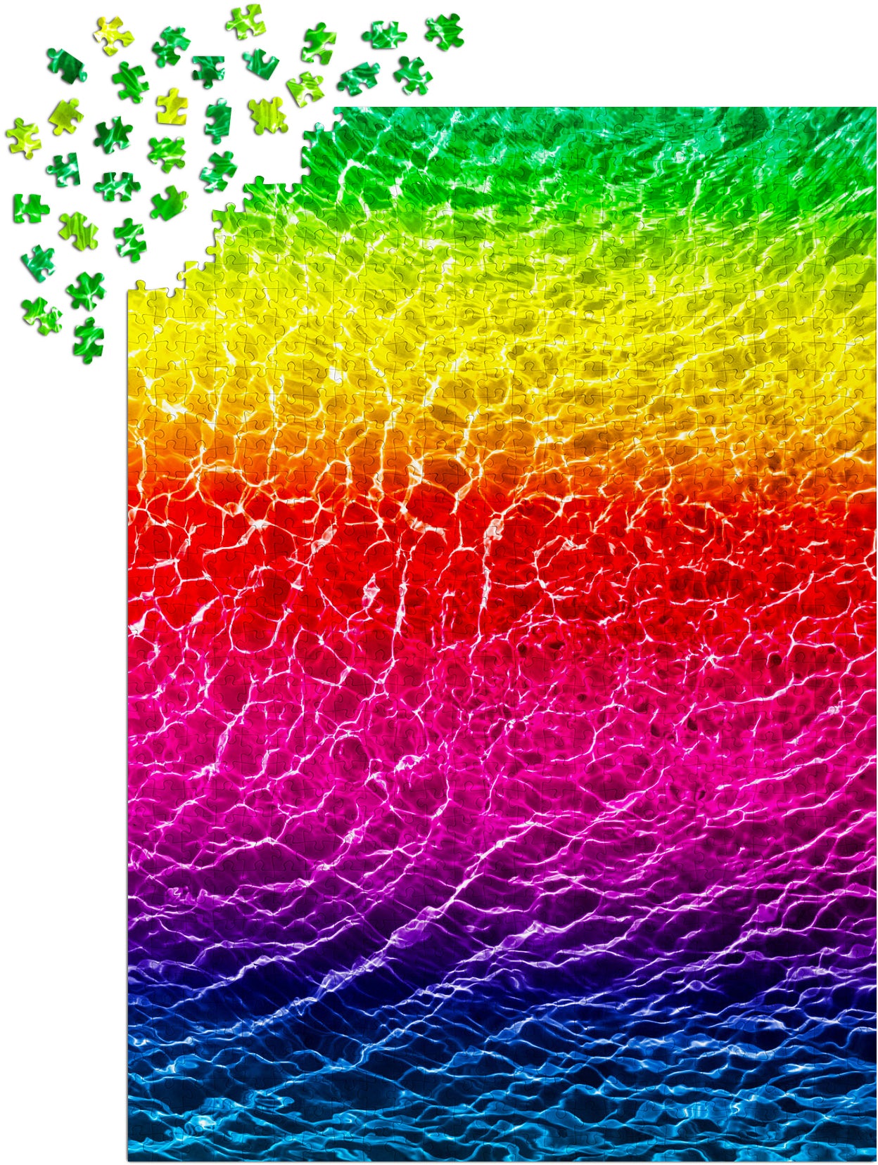 1000 Pieces Jigsaw Puzzle - Submerged Rainbow (2123)