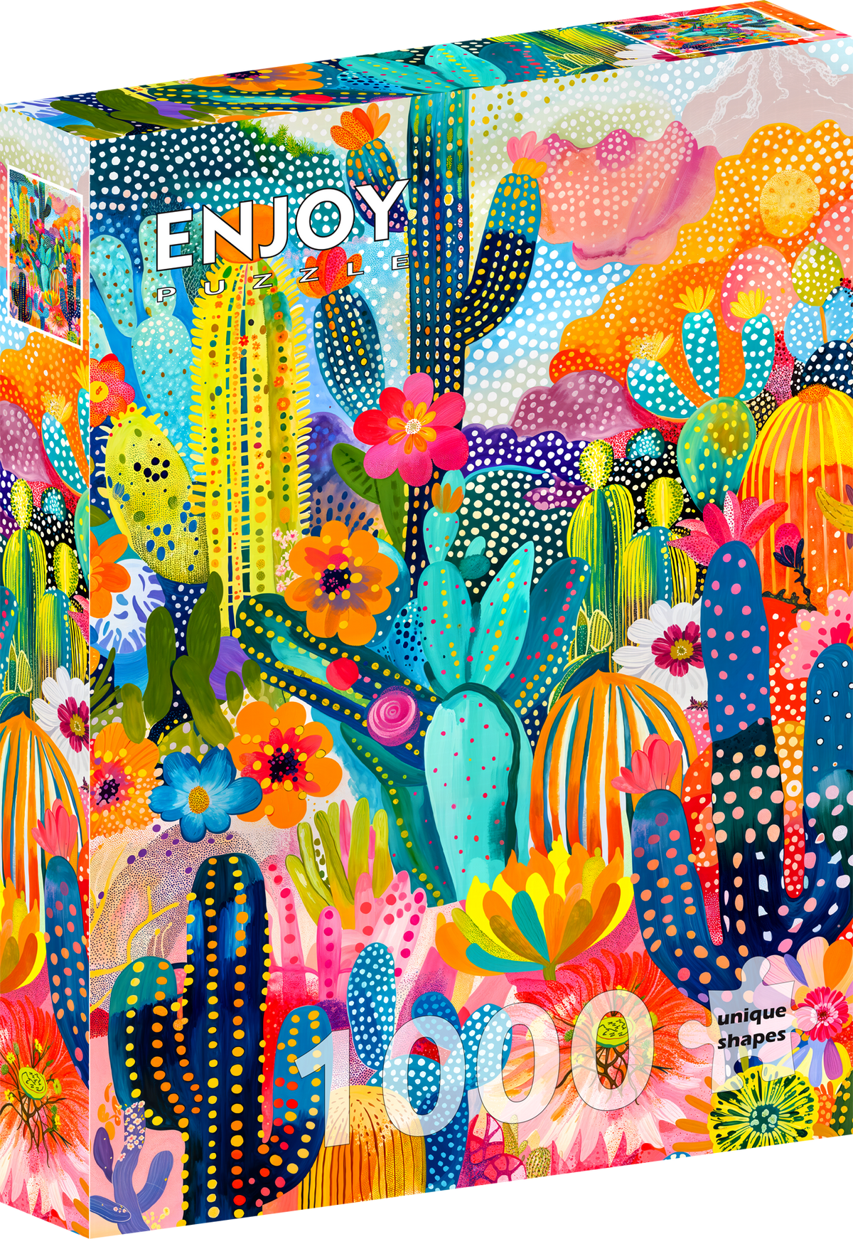 1000 Pieces Jigsaw Puzzle - Cacti Land (2243)