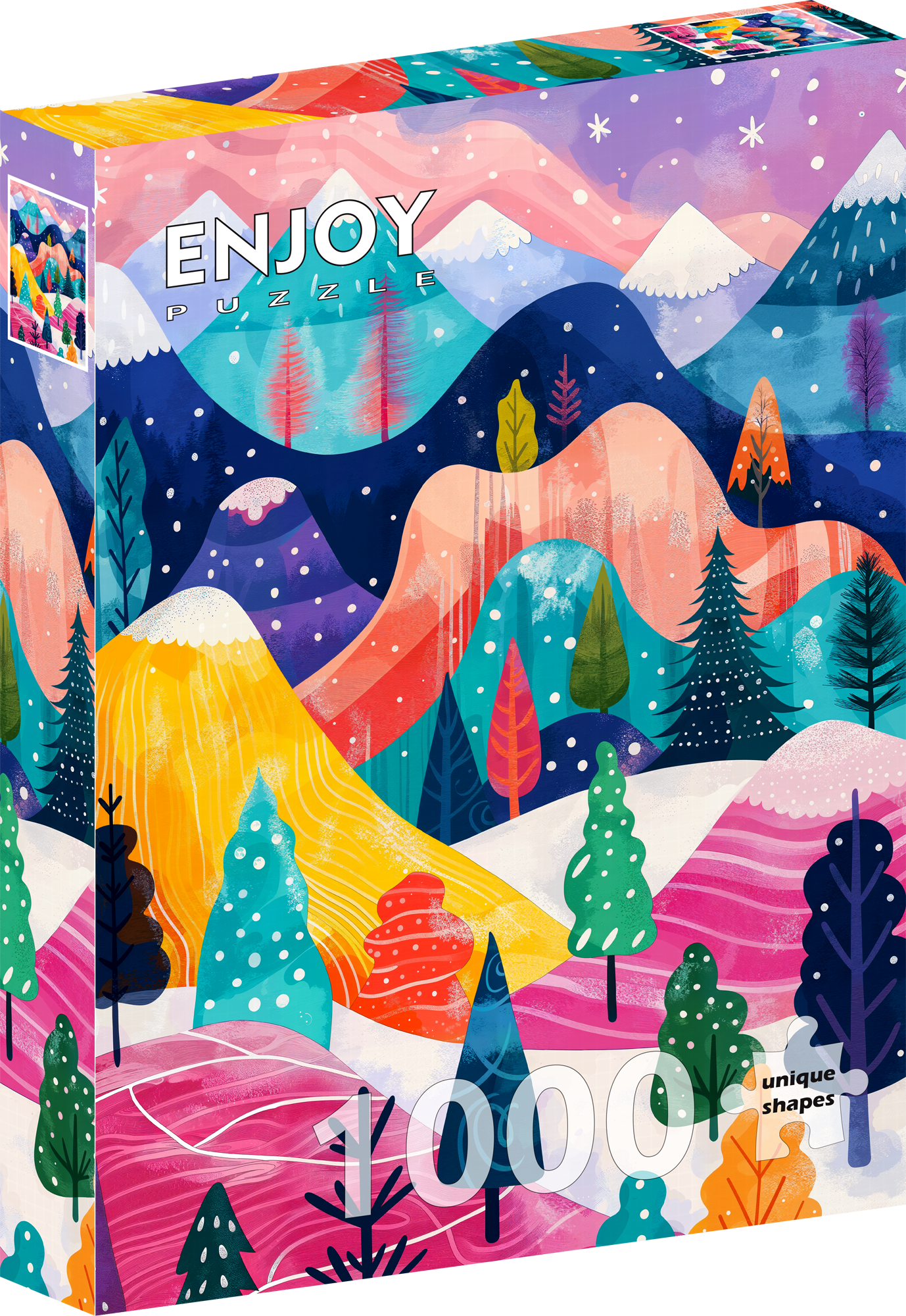 1000 Pieces Jigsaw Puzzle - Winter's Palette (2245)