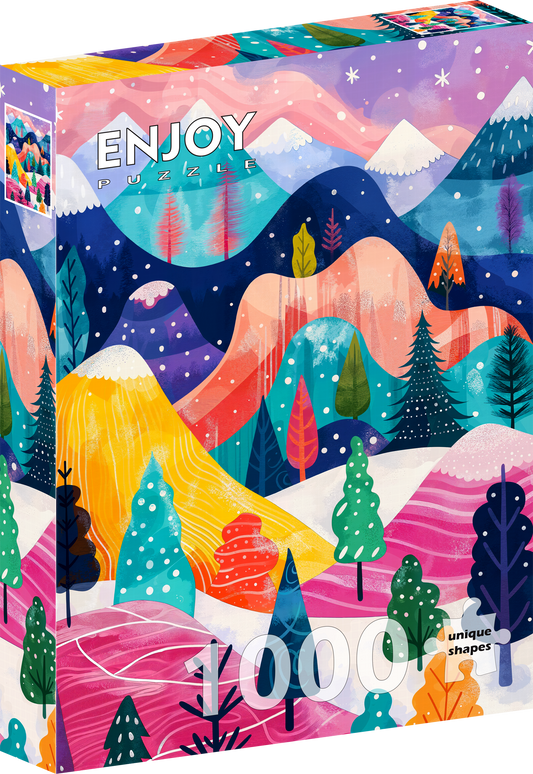 1000 Pieces Jigsaw Puzzle - Winter's Palette (2245)