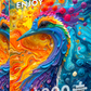 1000 Pieces Jigsaw Puzzle - Marble Feathers (2248)