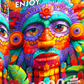 1000 Pieces Jigsaw Puzzle - Floral Totem (2252)