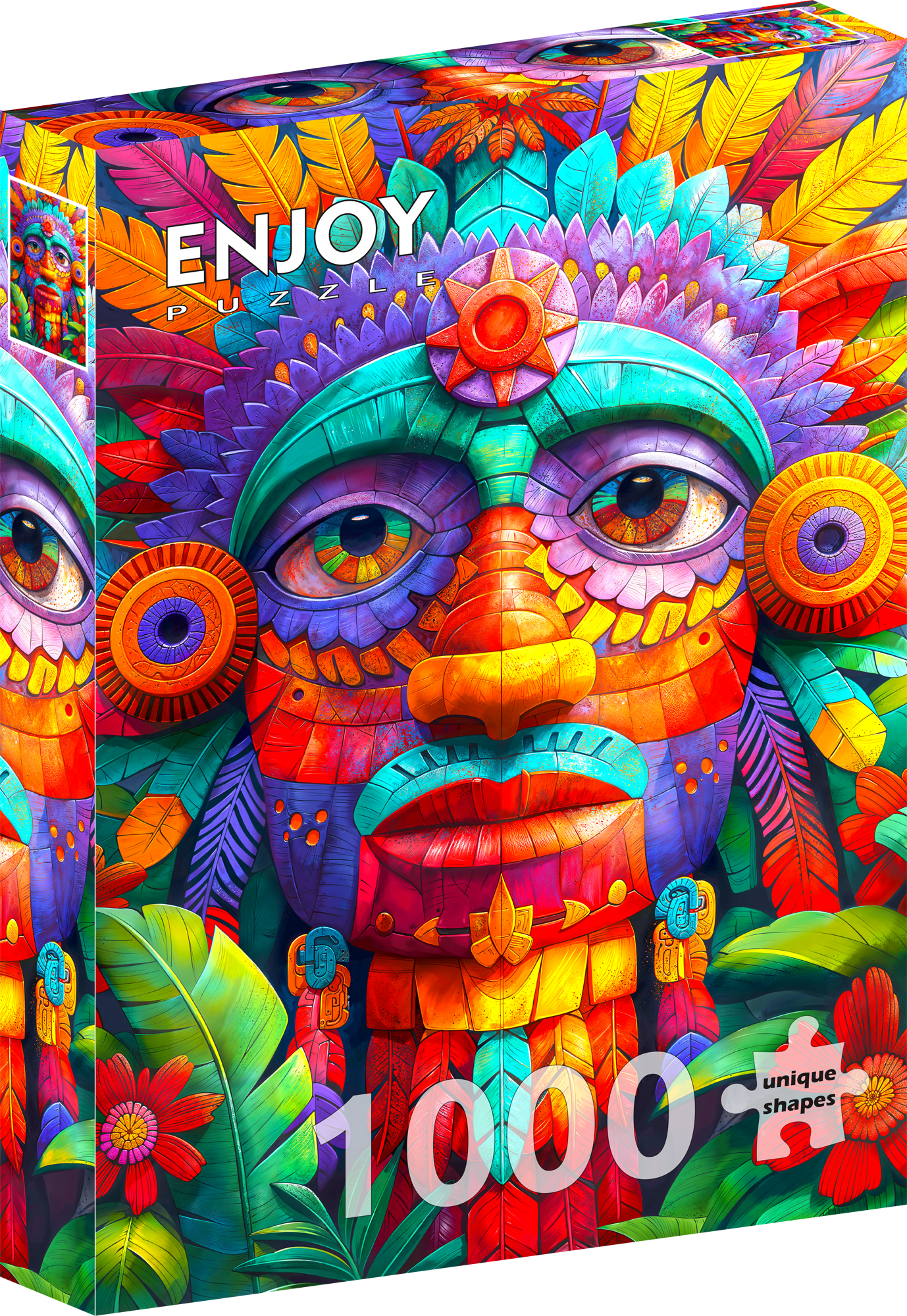 1000 Pieces Jigsaw Puzzle - Floral Totem (2252)