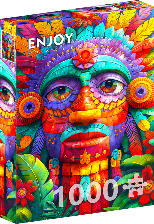 1000 Pieces Jigsaw Puzzle - Floral Totem (2252)