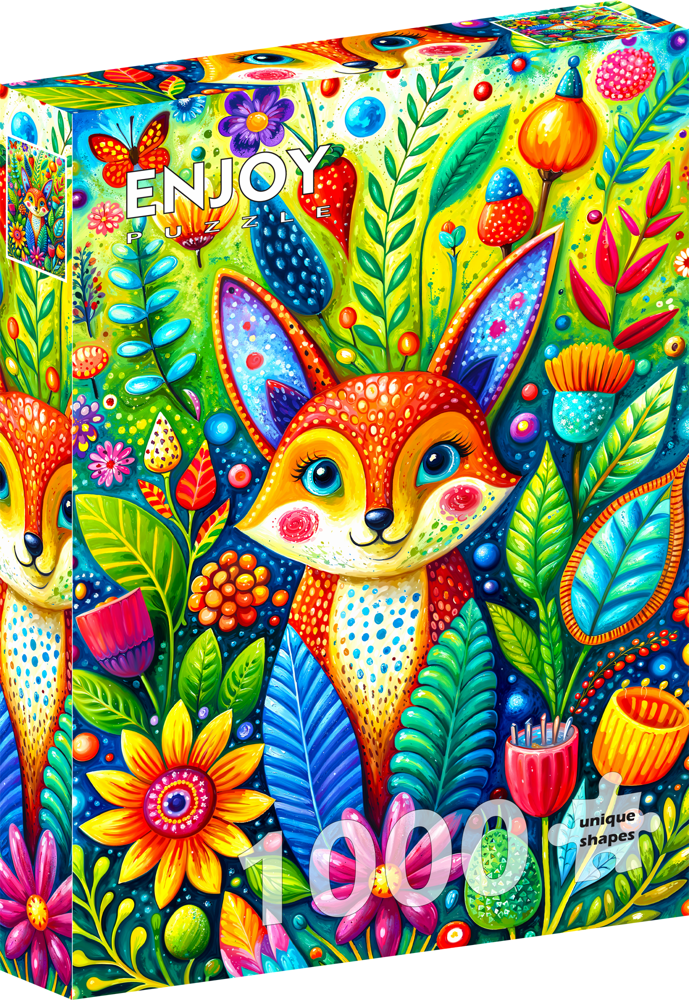 1000 Pieces Jigsaw Puzzle - Garden's Guest (2255)