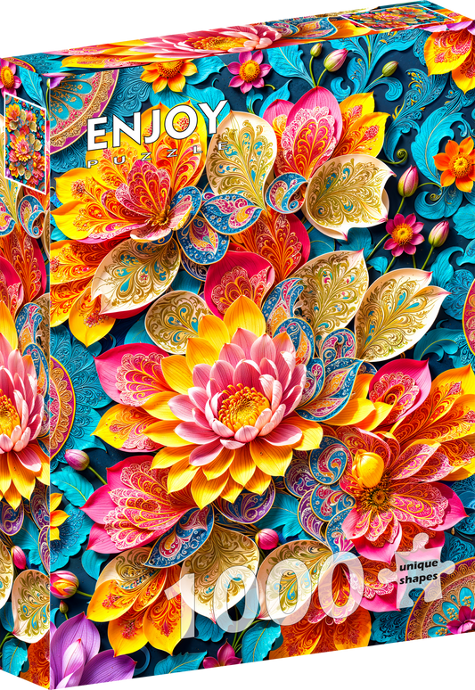 1000 Pieces Jigsaw Puzzle - Elegant Waterlilies (2260)