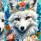 1000 Pieces Jigsaw Puzzle - Blooming Snow Fox (2263)
