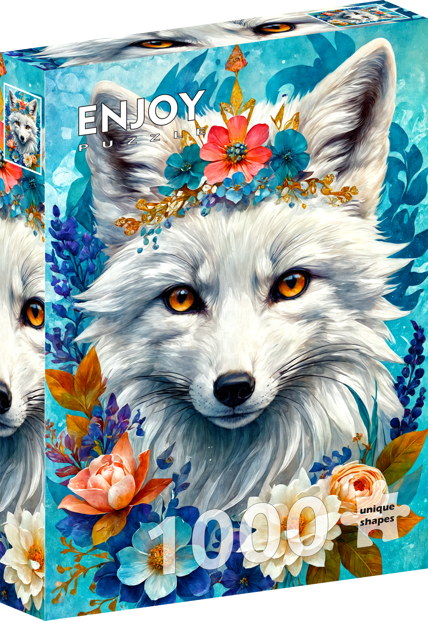 1000 Pieces Jigsaw Puzzle - Blooming Snow Fox (2263)