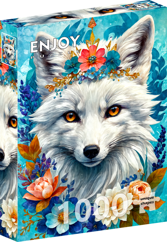 1000 Pieces Jigsaw Puzzle - Blooming Snow Fox (2263)
