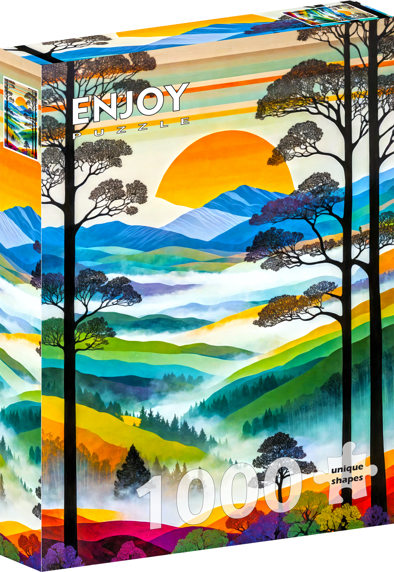 1000 Pieces Jigsaw Puzzle - Hilltops Breeze (2264)