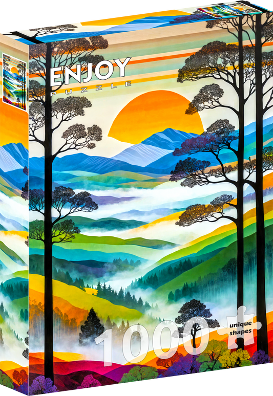1000 Pieces Jigsaw Puzzle - Hilltops Breeze (2264)