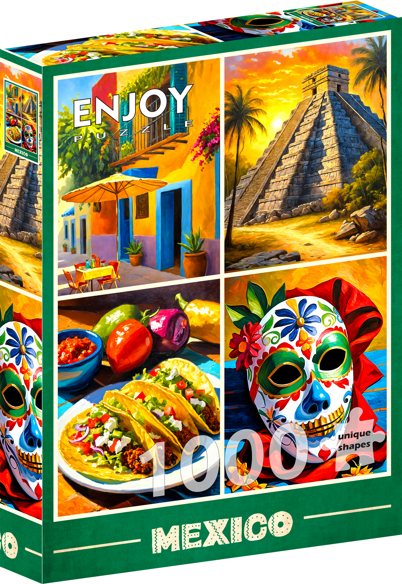 1000 Pieces Jigsaw Puzzle - Mexico (2266)