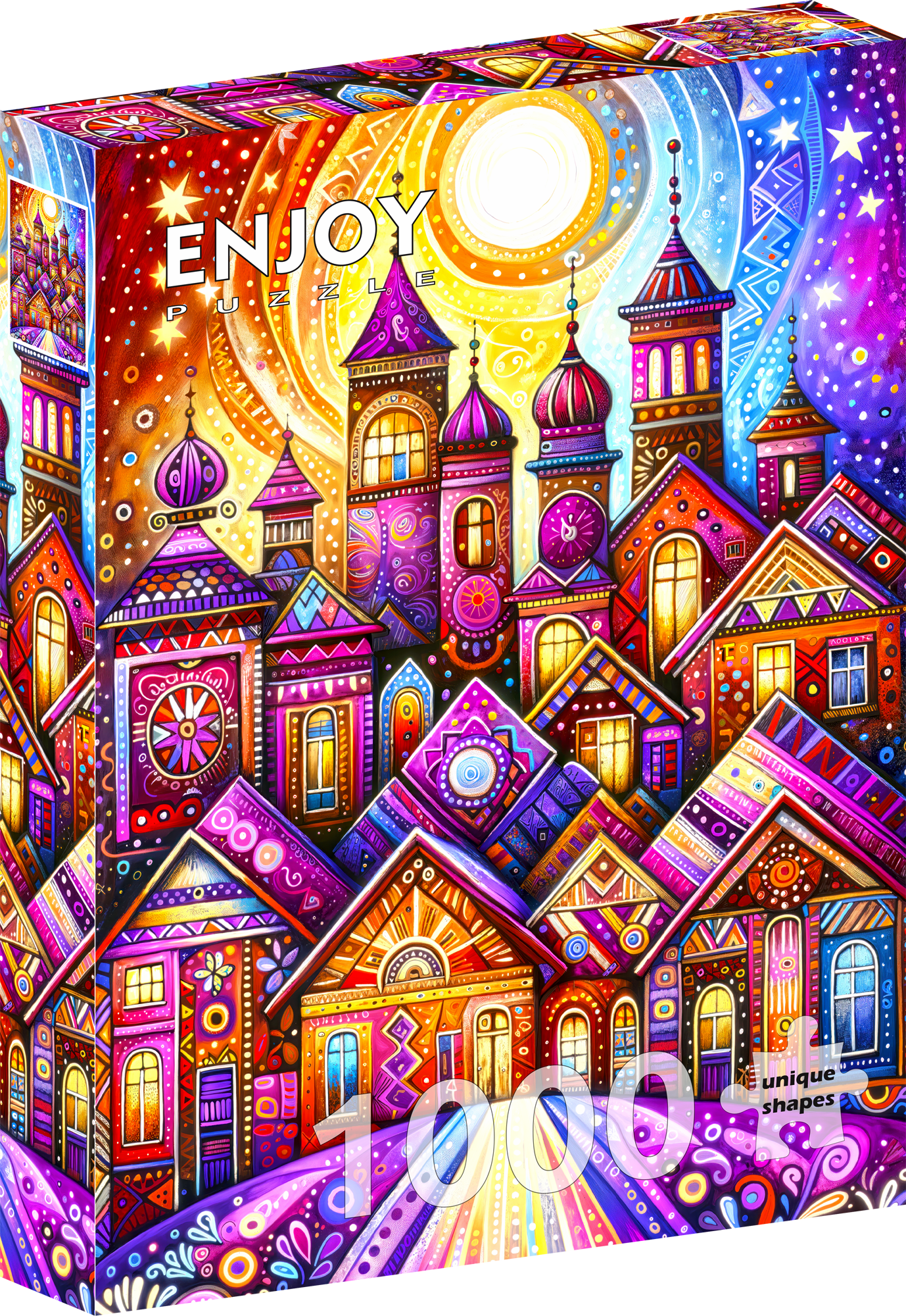 1000 Pieces Jigsaw Puzzle - Violet Town (2268)