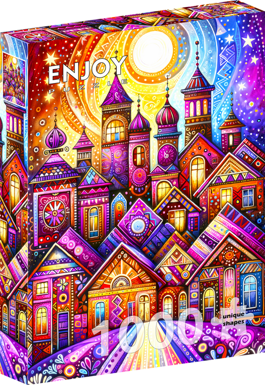 1000 Pieces Jigsaw Puzzle - Violet Town (2268)