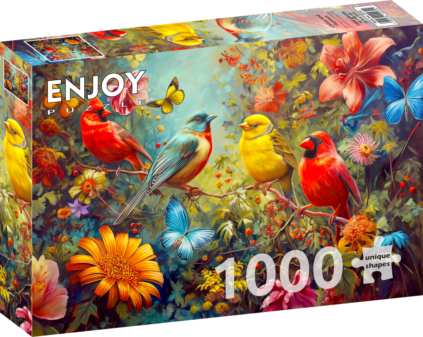 1000 Pieces Jigsaw Puzzle - Chirps and Flutters (2272)