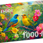 1000 Pieces Jigsaw Puzzle - Lovebirds Duet (2273)