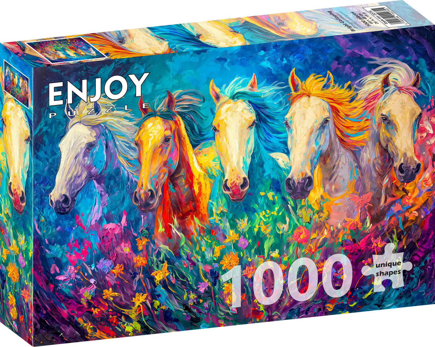 1000 Pieces Jigsaw Puzzle - Bright Galloping (2275)