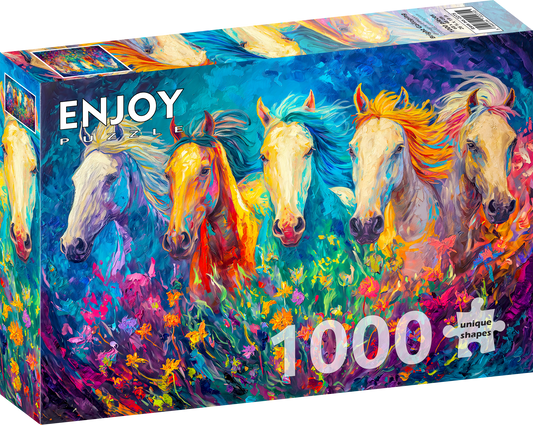 1000 Pieces Jigsaw Puzzle - Bright Galloping (2275)