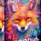 1000 Pieces Jigsaw Puzzle - Fiery Fox (2283)