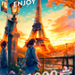 1000 Pieces Jigsaw Puzzle - Parisian Wanderlust (2284)