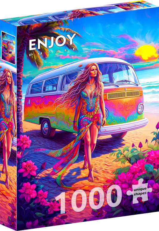 1000 Pieces Jigsaw Puzzle - Hippie at Heart (2287)