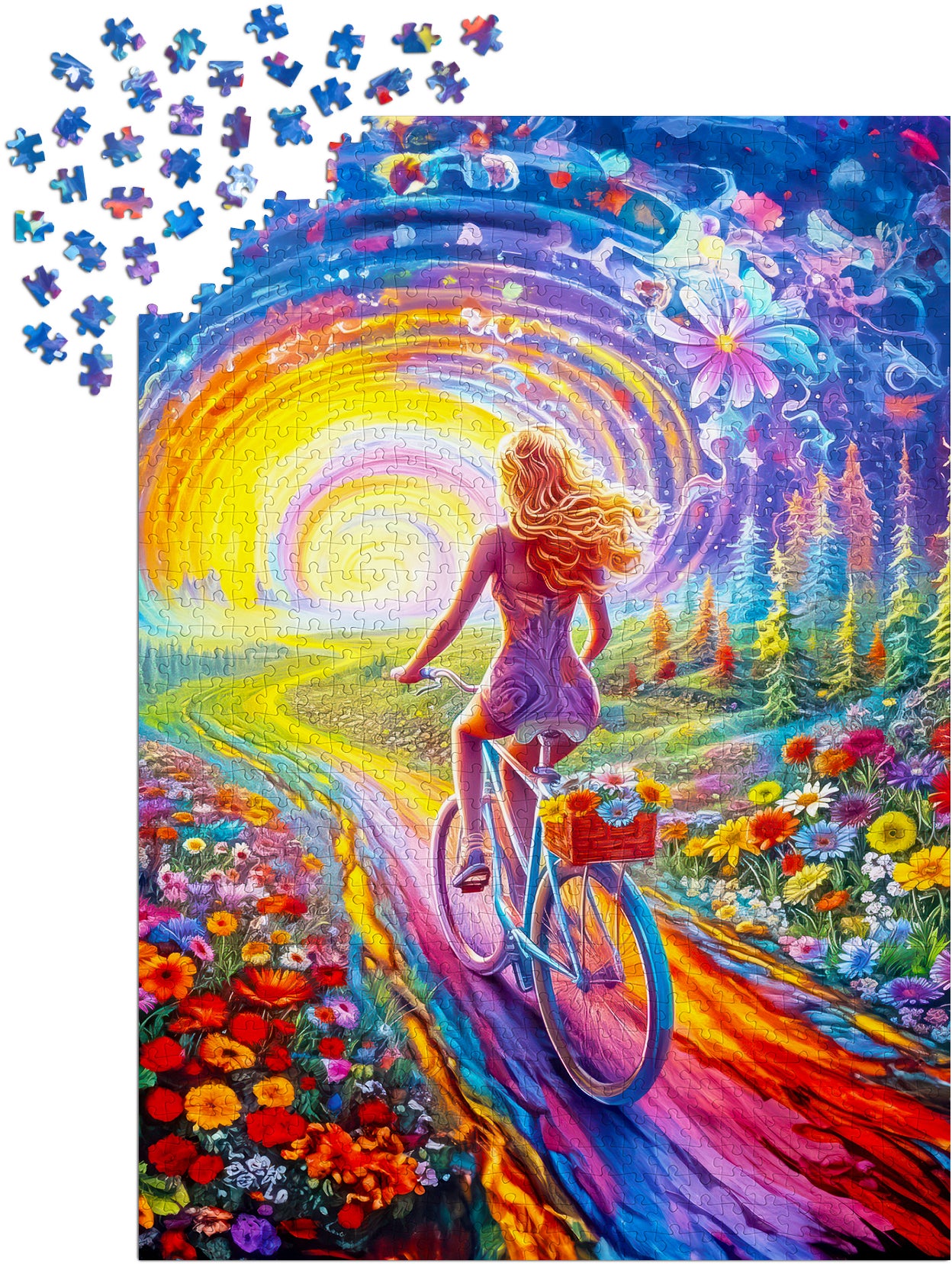1000 Pieces Jigsaw Puzzle - Pedals to Freedom (2288)