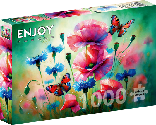 1000 Pieces Jigsaw Puzzle - Butterfly Garden (2301)