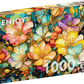 1000 Pieces Jigsaw Puzzle - Fancy Flower Garden (2309)