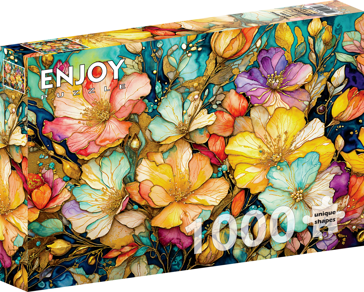 1000 Pieces Jigsaw Puzzle - Fancy Flower Garden (2309)