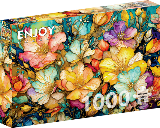 1000 Pieces Jigsaw Puzzle - Fancy Flower Garden (2309)