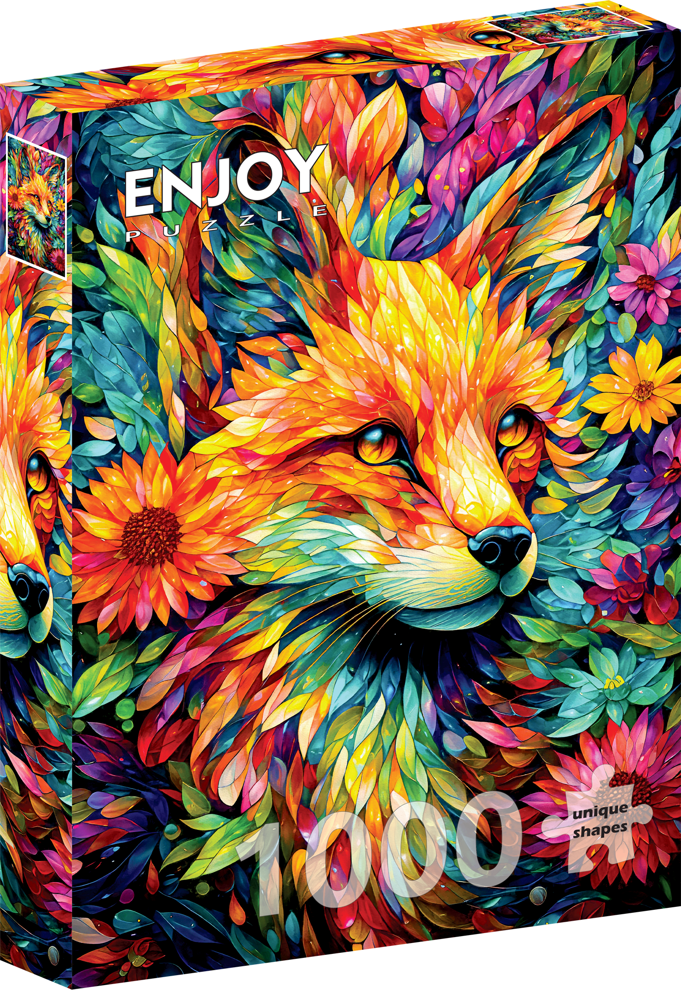 1000 Pieces Jigsaw Puzzle - Flower Garden Fox (2311)