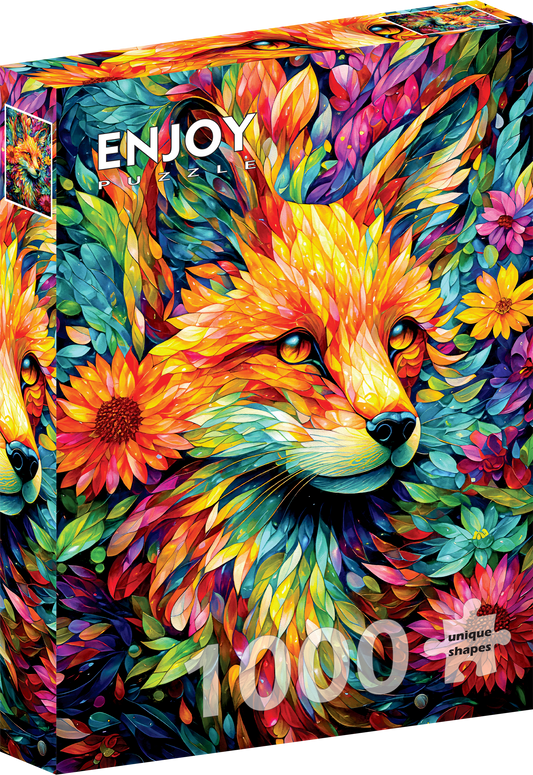 1000 Pieces Jigsaw Puzzle - Flower Garden Fox (2311)