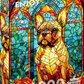 1000 Pieces Jigsaw Puzzle - French Bulldog Stained Glass (2312)
