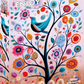 1000 Pieces Jigsaw Puzzle - May the Bluebird of Happiness Fly Into Your Tree (2321)