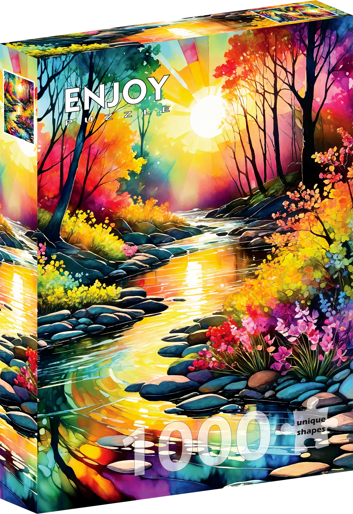 1000 Pieces Jigsaw Puzzle - Spring Stream (2328)