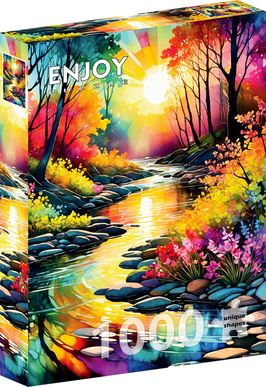1000 Pieces Jigsaw Puzzle - Spring Stream (2328)