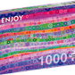 1000 Pieces Jigsaw Puzzle - Sweet Sixteen Abstract (2331)